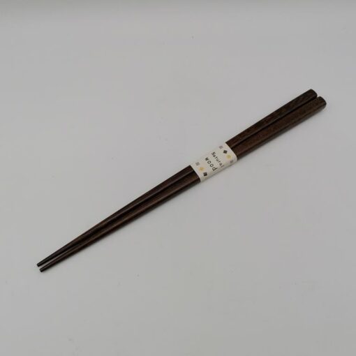Hashi, bacchette giapponesi in legno scuro naturale