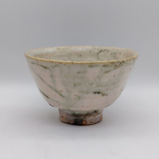 Chawan Hagi-yaki rosa/verde del Maestro Seigan Yamane