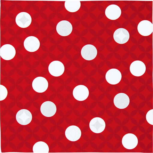 Furoshiki Hare Tsutsumi "Sette Tesori" rosso - 70cm
