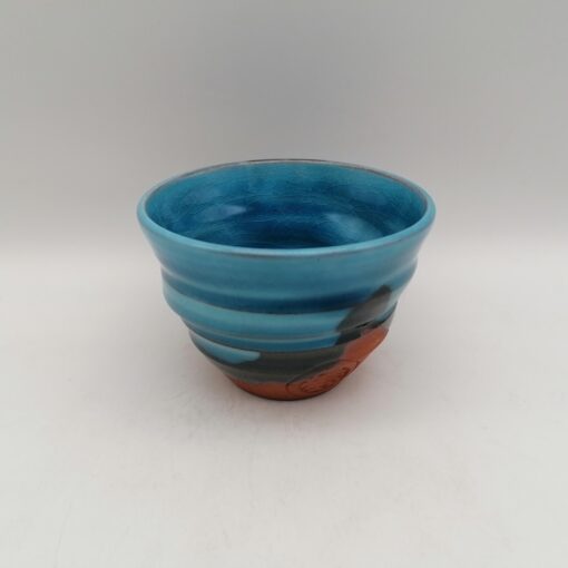 Tazza in ceramica artigianale da Kyoto "Ninshu Soku Blue"