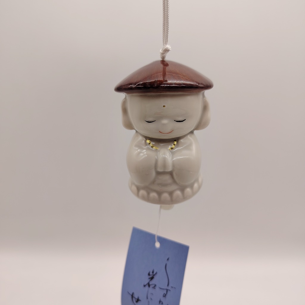 Furin giapponese in ceramica - Jizo - immagine 2